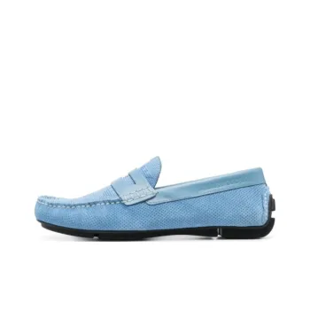 EMPORIO ARMANI Loafers Men's Light Blue
