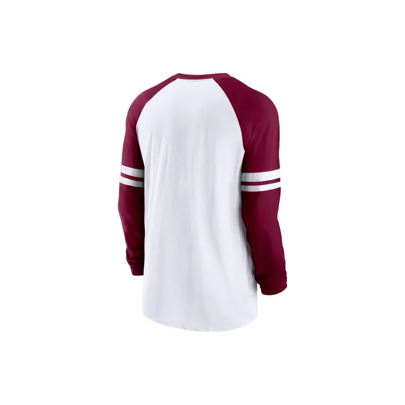 Nike Dri-Fit T-Shirts Men White Red-1