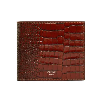 CELINE Calfskin Wallet Regular Men's Brown