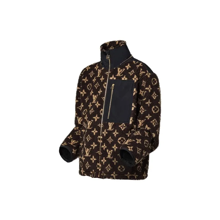 LOUIS VUITTON Monogram Fleece Parka-2