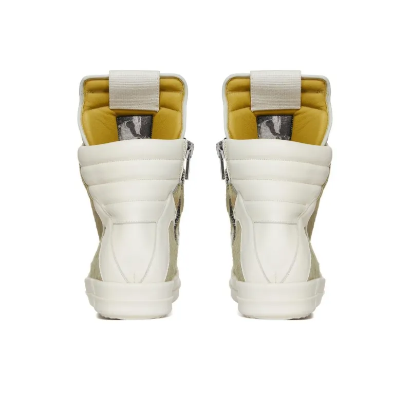 RICK OWENS/RO High Top Skateboard Shoes Men's Dirty Yogurt Color-3