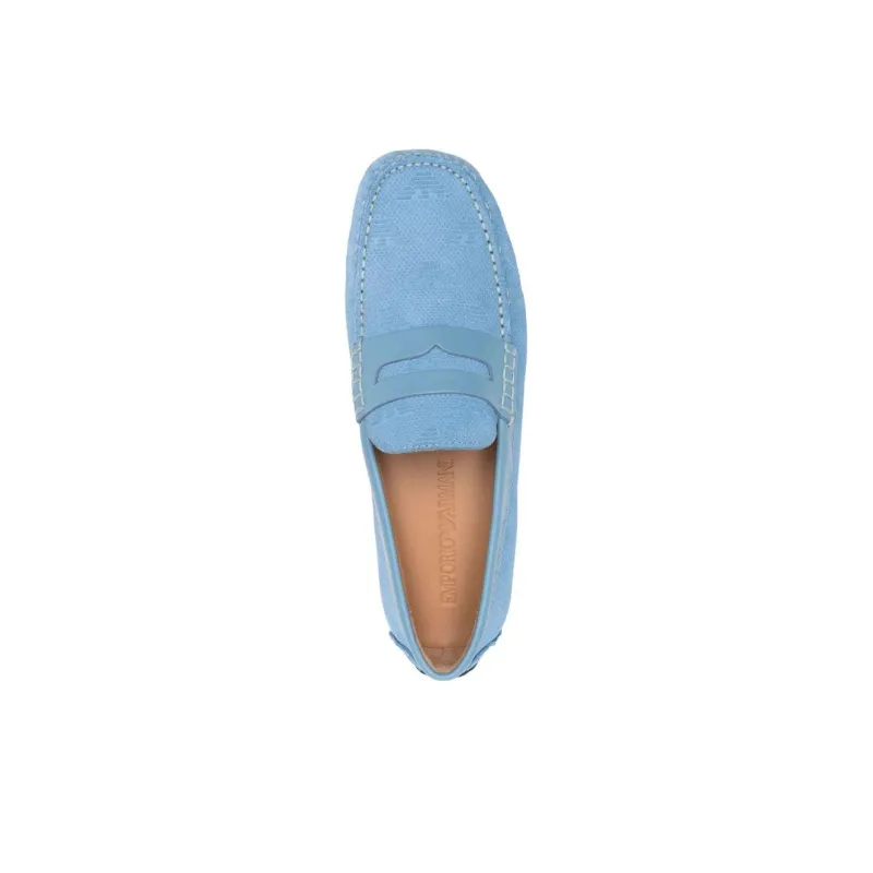 EMPORIO ARMANI Loafers Men's Light Blue-3