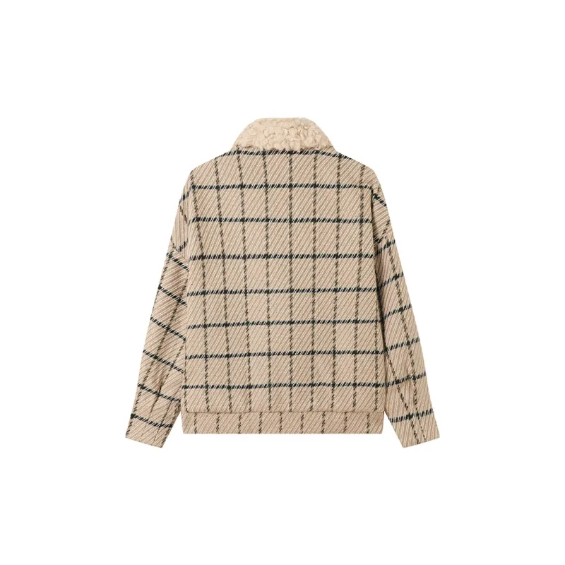 LOUISY AO Cropped Coats Women's Khaki-1