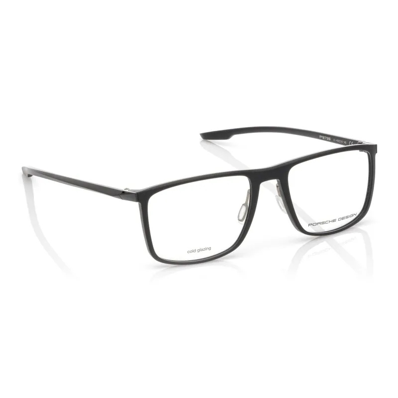 PORSCHE DESIGN Plate Frame Square Eyeglass Frames Unisex-3