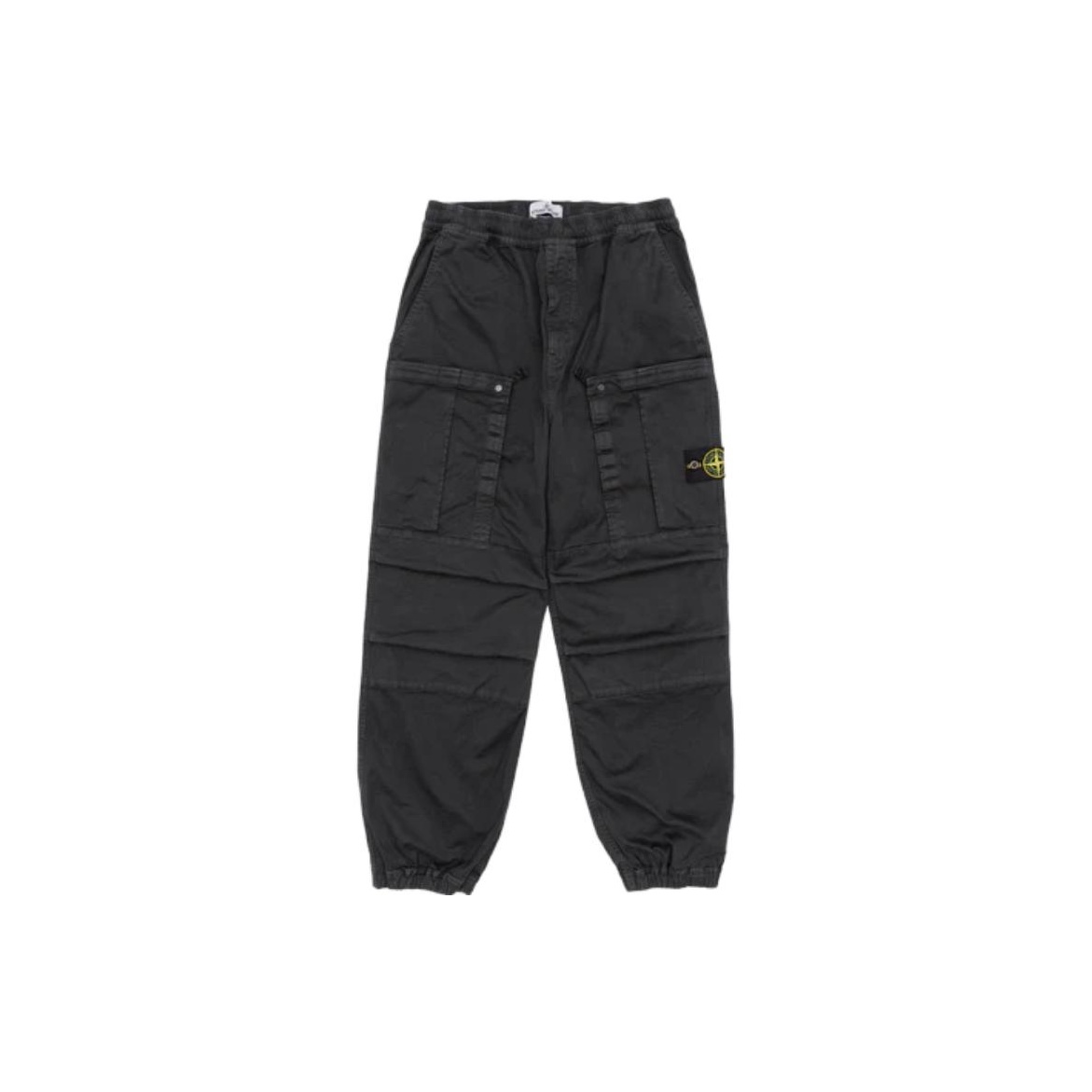 STONE ISLAND Cargo Pants Men Black POIZON