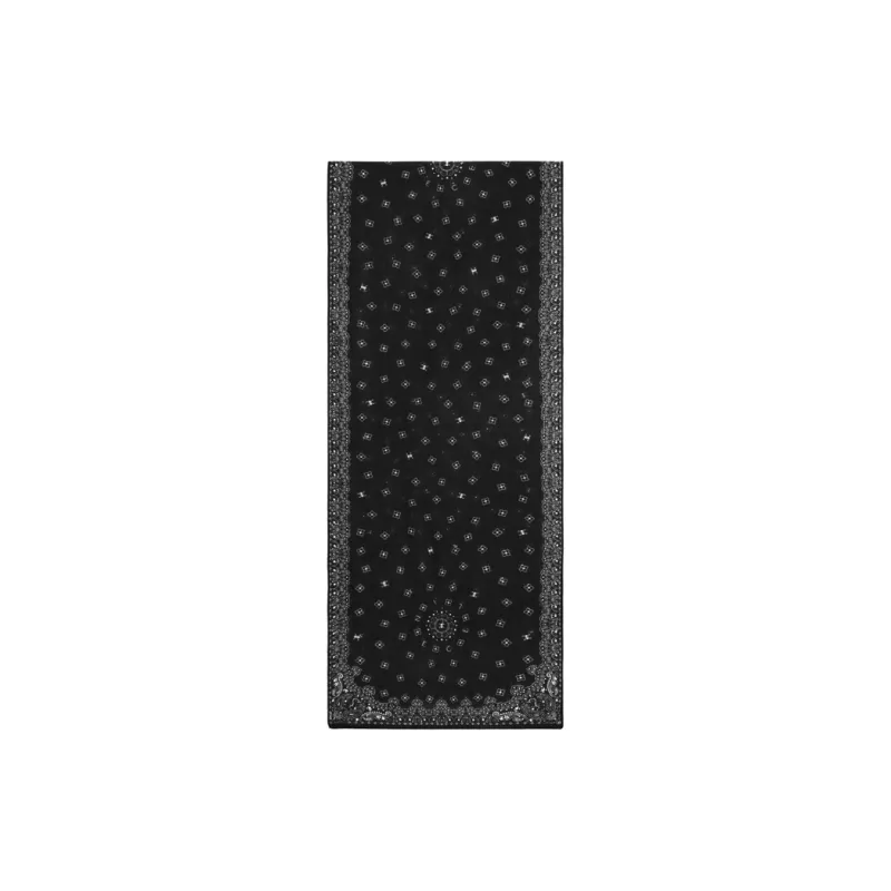 CELINE Stole In Floral Cashmere Muslin-0