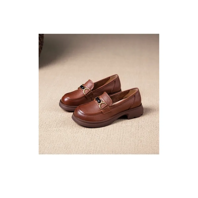 YEDANI Loafers Women's Black Brown-7