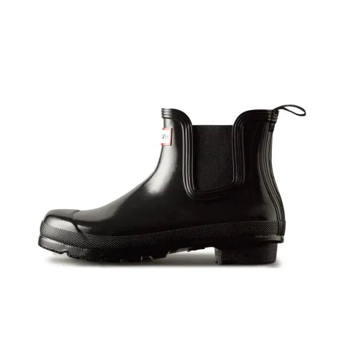 HUNTER Chelsea Boots Women's Black