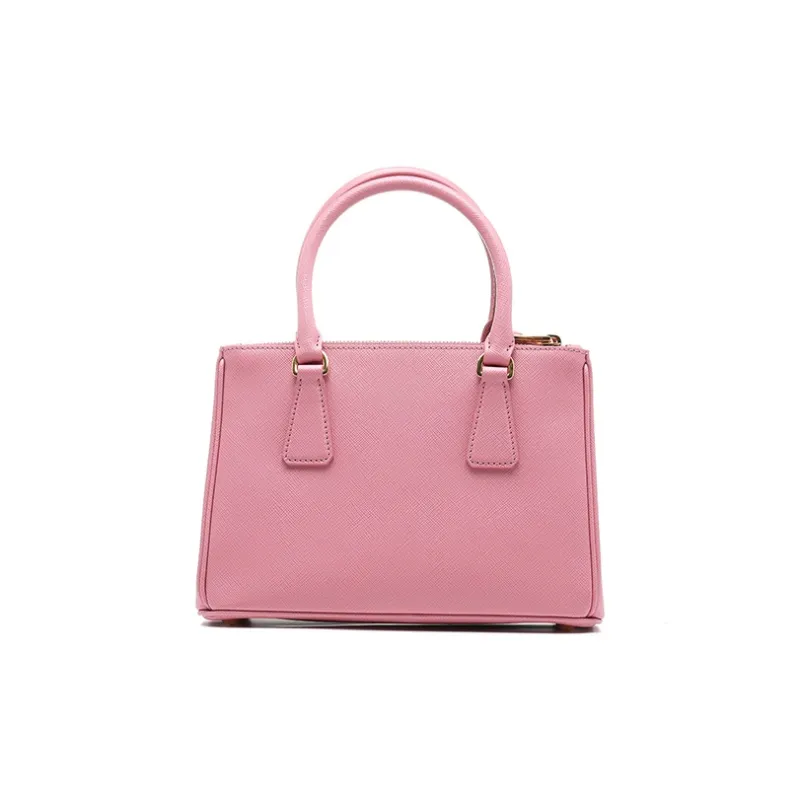 PRADA Leather Tote Bag, Shopping Bag, Shoulder Bag Regular Women's Pink-3