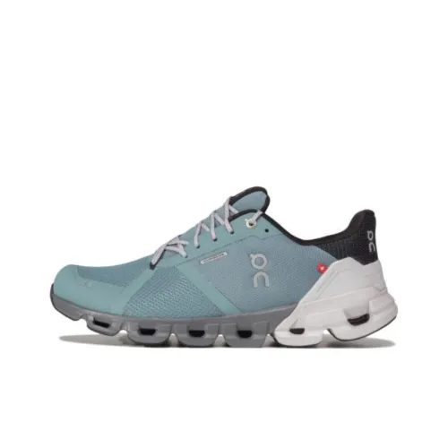 On Cushioning Low-Top Running Shoes Men's Gray Blue