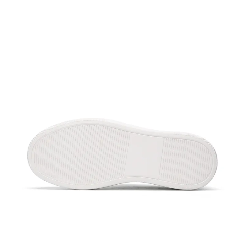 CROWN Low Top Skateboard Shoes Men's White-4