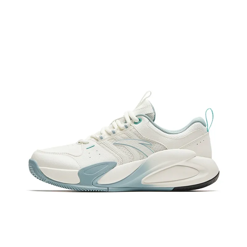 Anta Tennis Low Top Casual Shoes Women's White Cyan-0