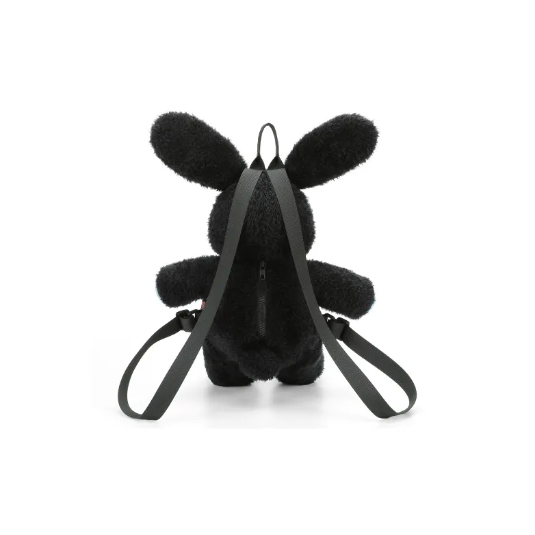 VANWALK Plush Backpack Trumpets Women's White/Black-5
