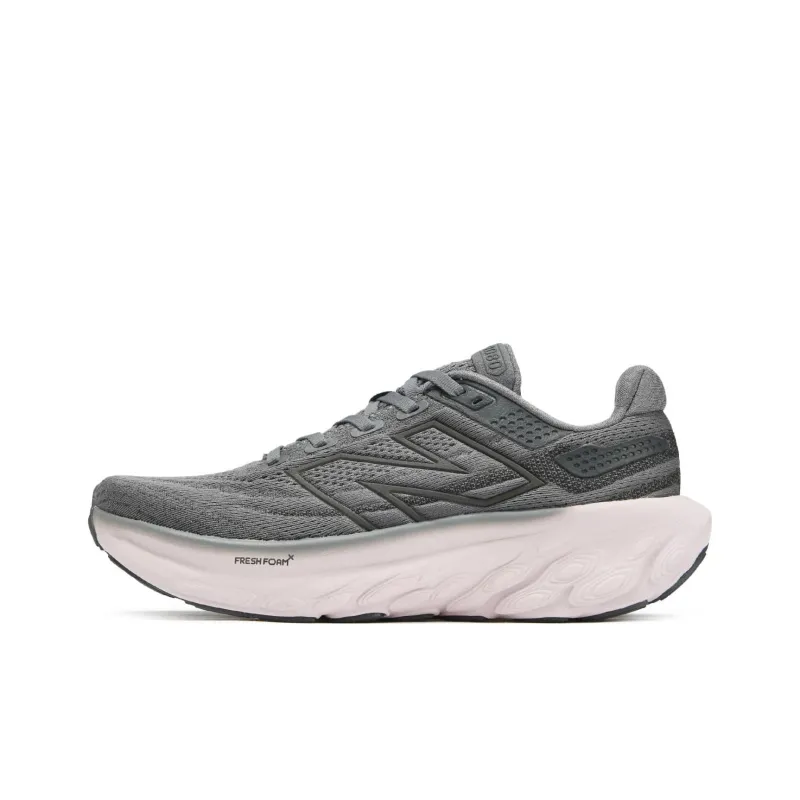 New Balance 1080v13 Cushioning Lightweight Low Top Running Shoes Women's Gray-0