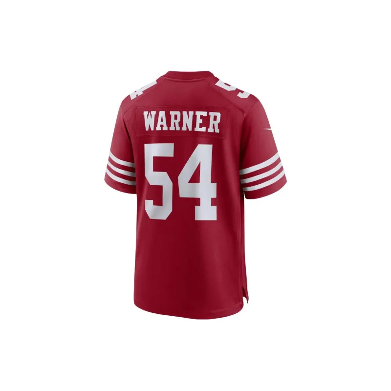 Nike Nfl San Francisco 49ers Fred Warner Men's Game Football Jersey-1
