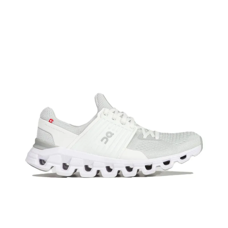 On Running Cloudswift Glacier Grey White Women's-1
