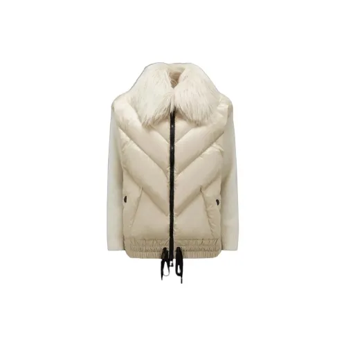 Moncler Padded Corduroy Series Jackets Women's Off White