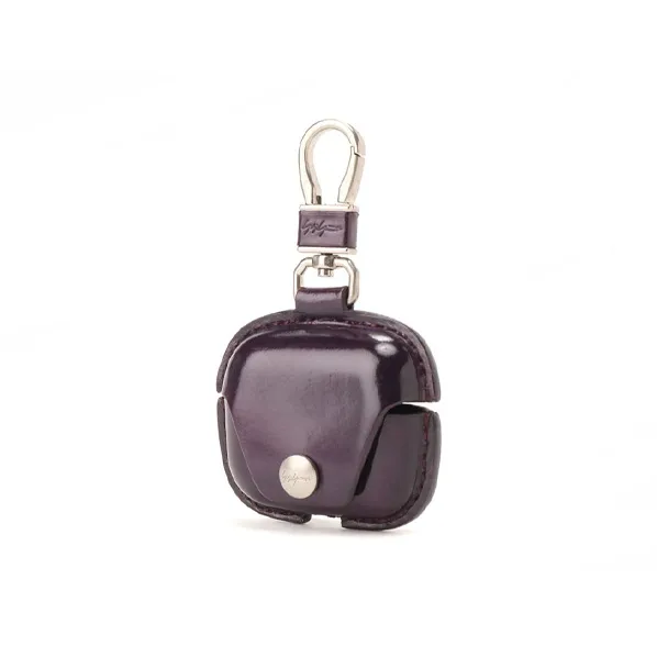 Yohji Yamamoto Tanned Leather AirPods Pro Protective Case Unisex Black-0