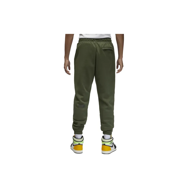 Jordan Knitted Sweatpants Men's Olive Green-1