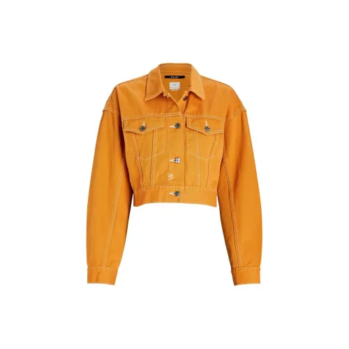 Ksubi Denim Jackets Women's Orange