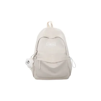 Deli Bear Nylon Backpack Regular Unisex White/Black/Blue/Green/Khaki