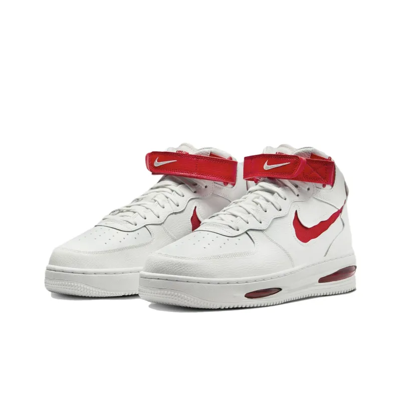 Nike Air Force 1 Mid Evo Summit White University Red-2