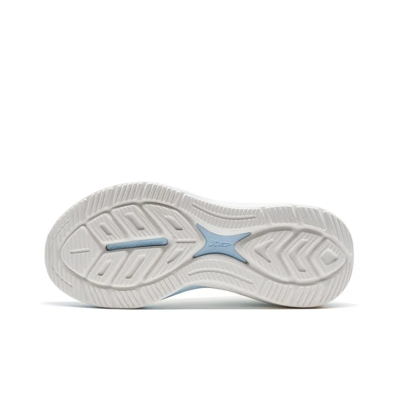 XTEP Cloud DC Low Top Casual Running Shoes Women's Sail White Misty Blue-5