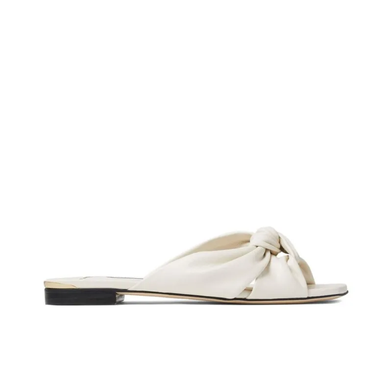 Jimmy Choo Slide Slippers Women's White-1