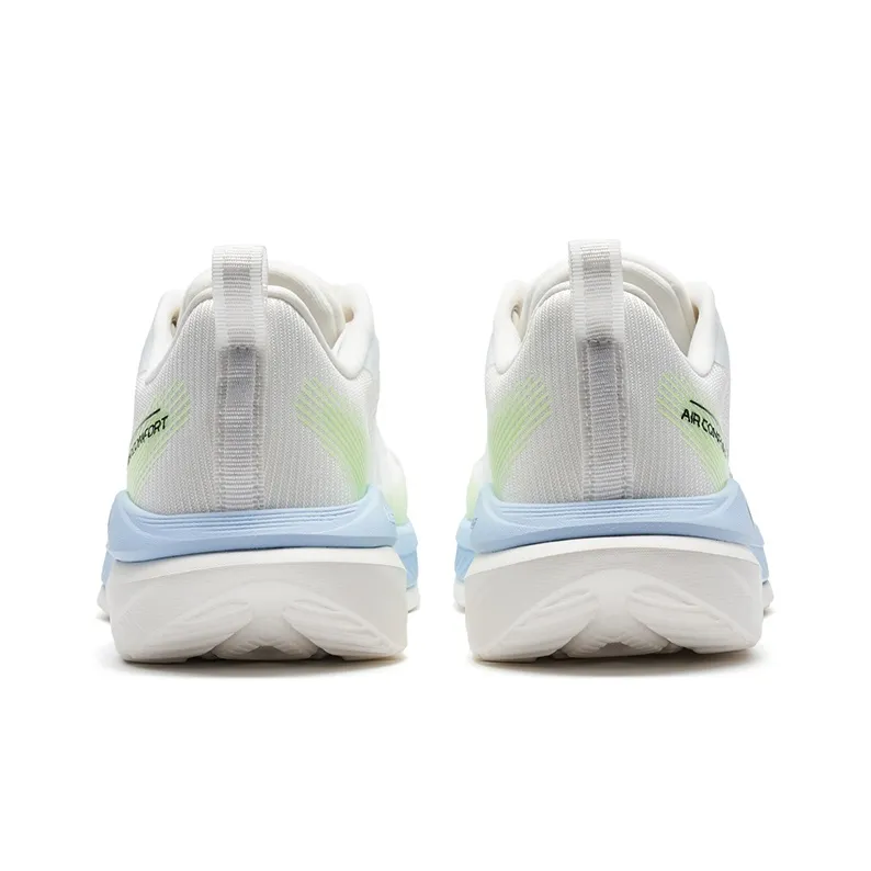 XTEP Cloud DC Cushioned Slip Resistant Abrasion Resistant Low Top Casual Running Shoes Men's Neon Pink Green-2
