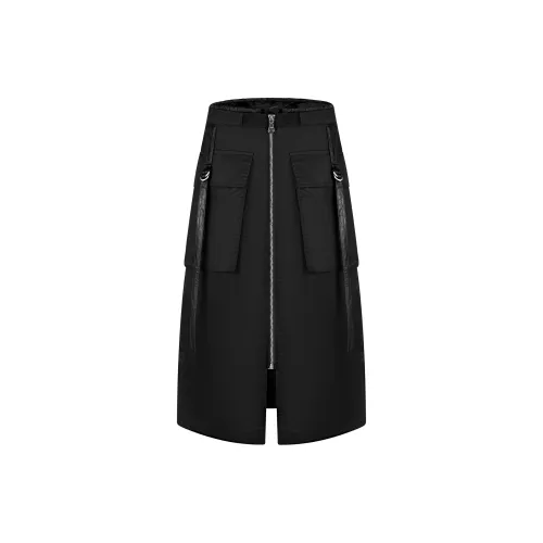 The Last Redemption Cargo Short Skirts Women's Black