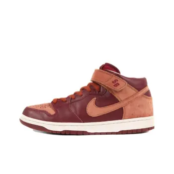 Nike Sb Dunk Mid Team Red Pony