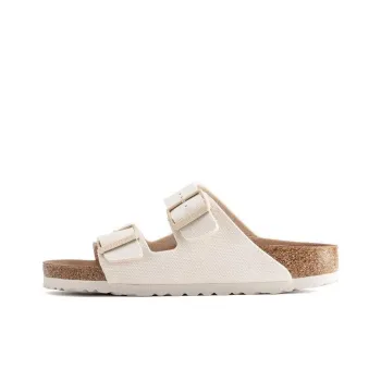 Birkenstock Slide Slippers Men's Eggshell White Regular