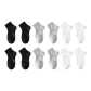 Black/Black (Orange Logo)/White/White (Orange Logo)/Light Heather Gray/Light Heather Gray (Orange Logo) 9758