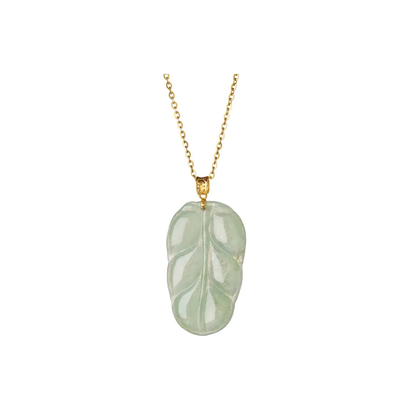 Linguanying Glutinous Jade Jadeite Pendants Women's-0
