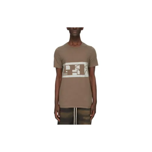 RICK OWENS T-Shirts Men Brown