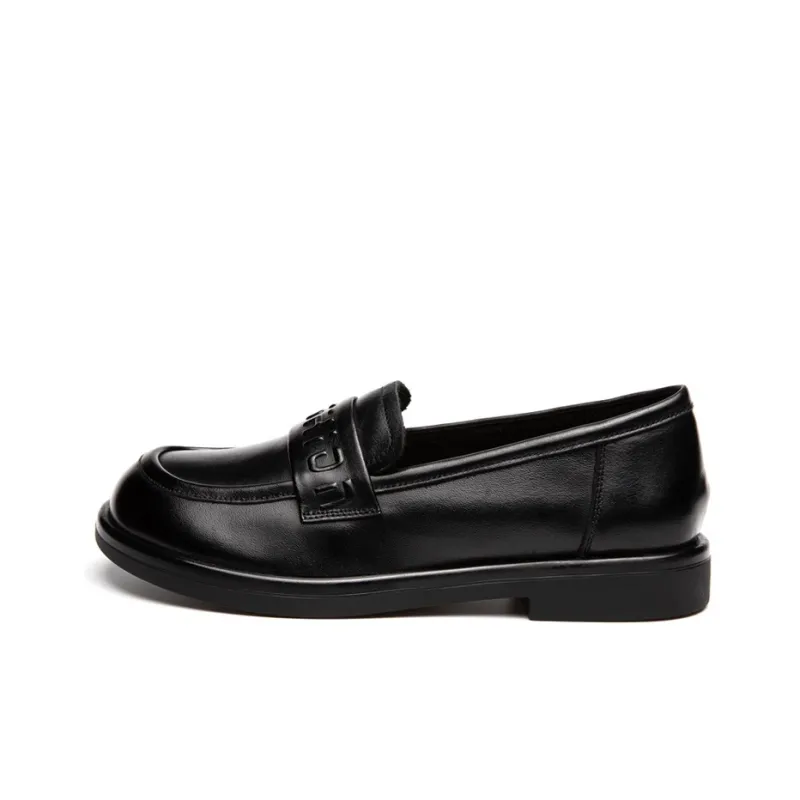 Lady's House Loafers Women's Black/Brown/White-0