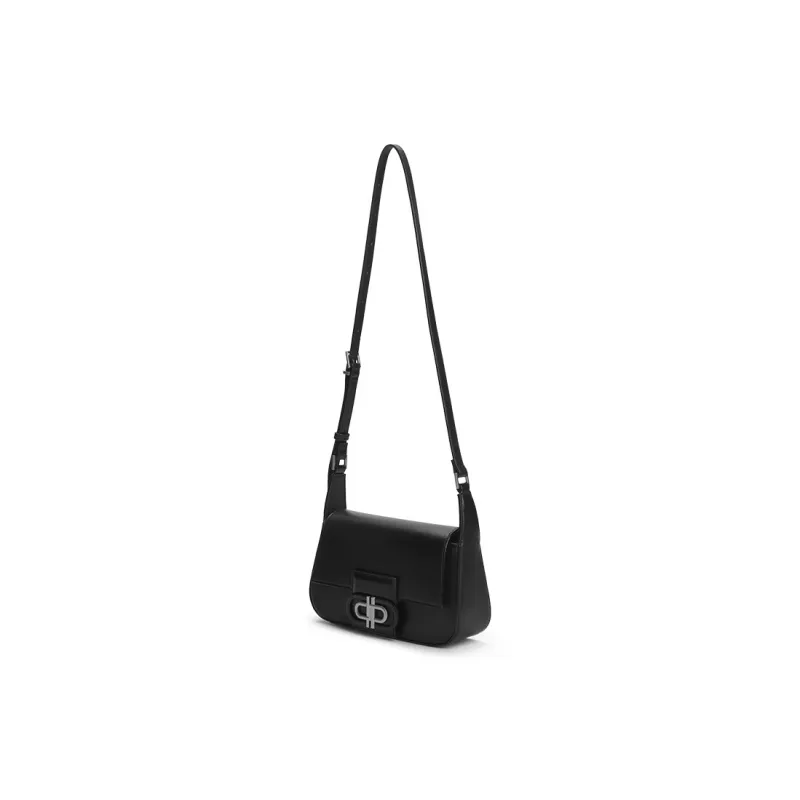 PEDRO Icon Series Calfskin Shoulder Bag Shoulder Bag Women's Black/Light Gray/Blue-3