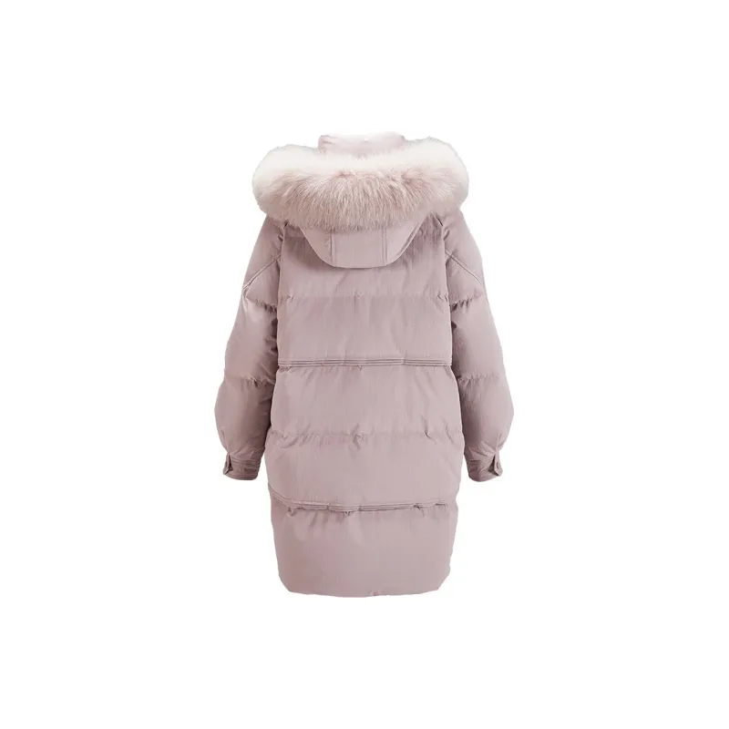 XIANGYING Down Jacket Women's Pink-1