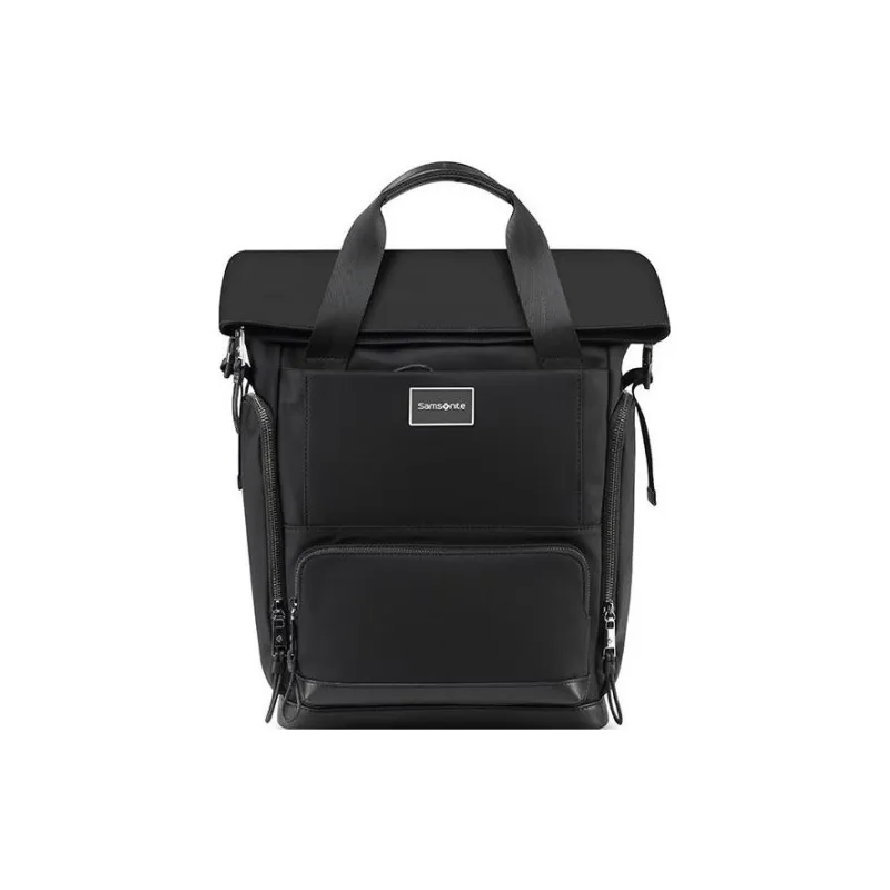 SAMSONITE Fabric Backpack Medium Size Unisex Black-0