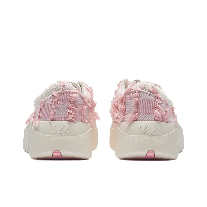 Senzubean SZB Coverage Warm Slip-Resistant Cushioning Wear-Resistant Low-Top Skateboard Shoes Unisex Pink-5