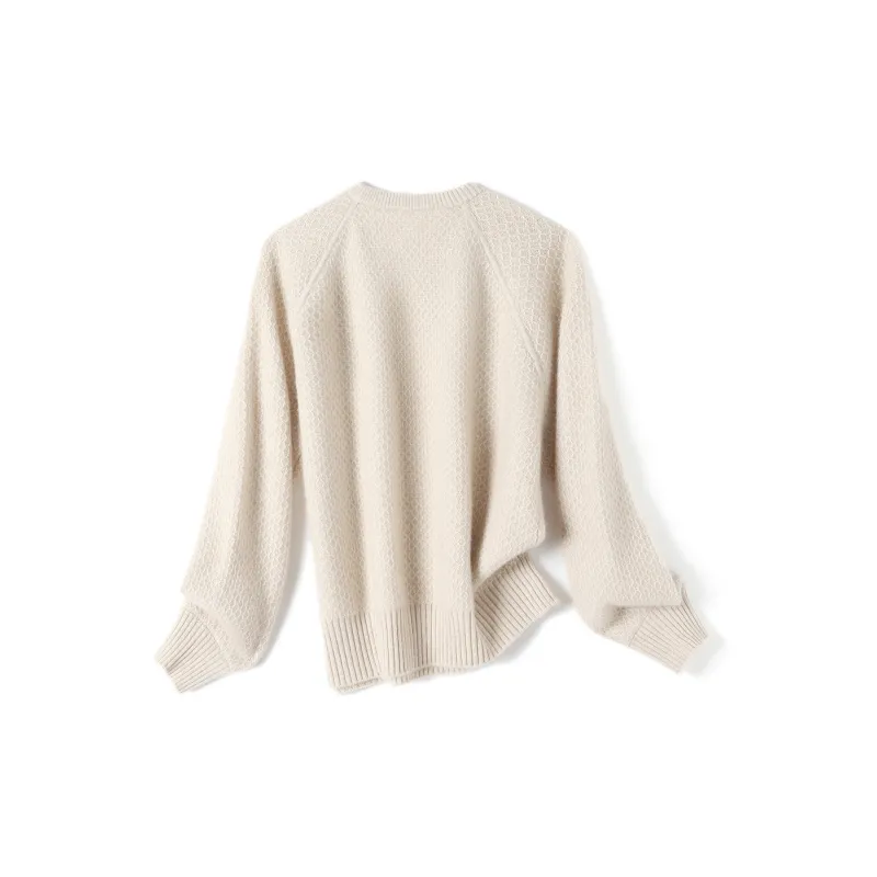 H YXIANG Cashmere Sweater Women's-1