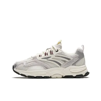 Anta Millennial Cushioning Wear Resistant Low Top Casual Shoes Women's White Gray