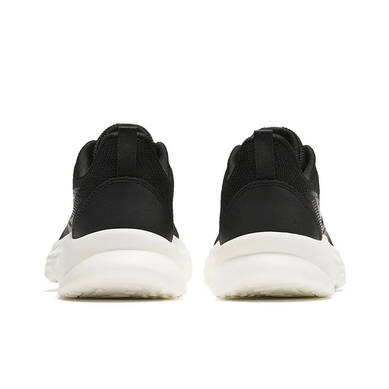 Anta Cushioning Wear Resistant Low Top Casual Running Shoes Women's Black-3