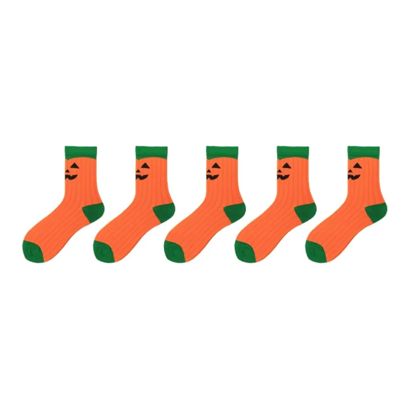 Woven Pear Mid-Calf Socks Unisex 5 Pack-2