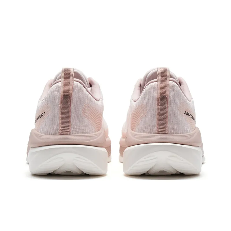 XTEP Cloud DC Low Top Casual Running Shoes Women's Pure Pink Brown Pink-4