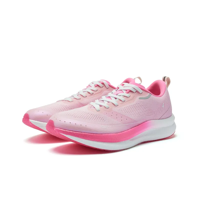 QIAODAN Strong Winds SE Cushioning Anti Slip And Wear Resistant Low Top Running Shoes Men's Pink-2