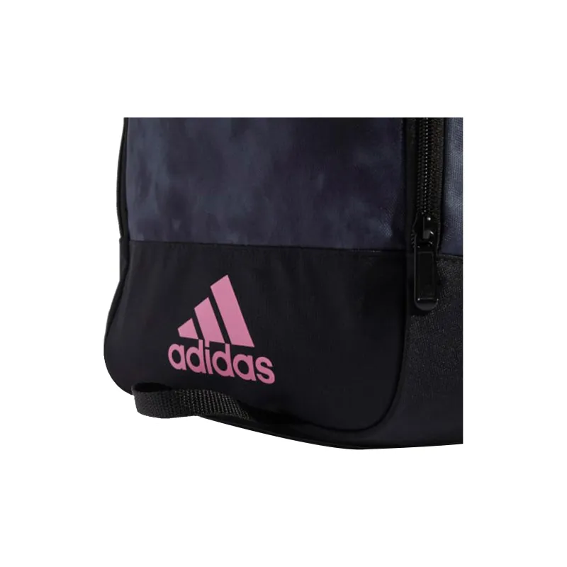Adidas Polyester Shoulder Bag Crossbody Bag Handbag Travel Bag Small Size Unisex Gray/Extreme Pink-4
