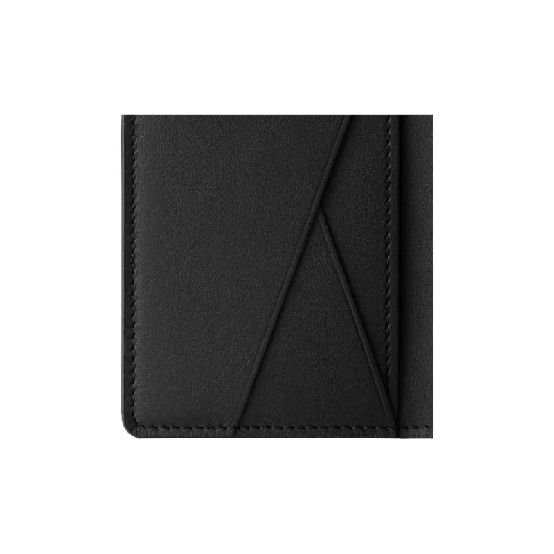 LOUIS VUITTON Leather Wallet Regular Men's Dark Blue & White-4