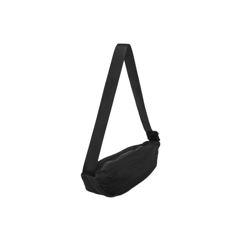 COS Polyester Crescent Bag, Shoulder Bag, Crossbody Bag Women's Black-1