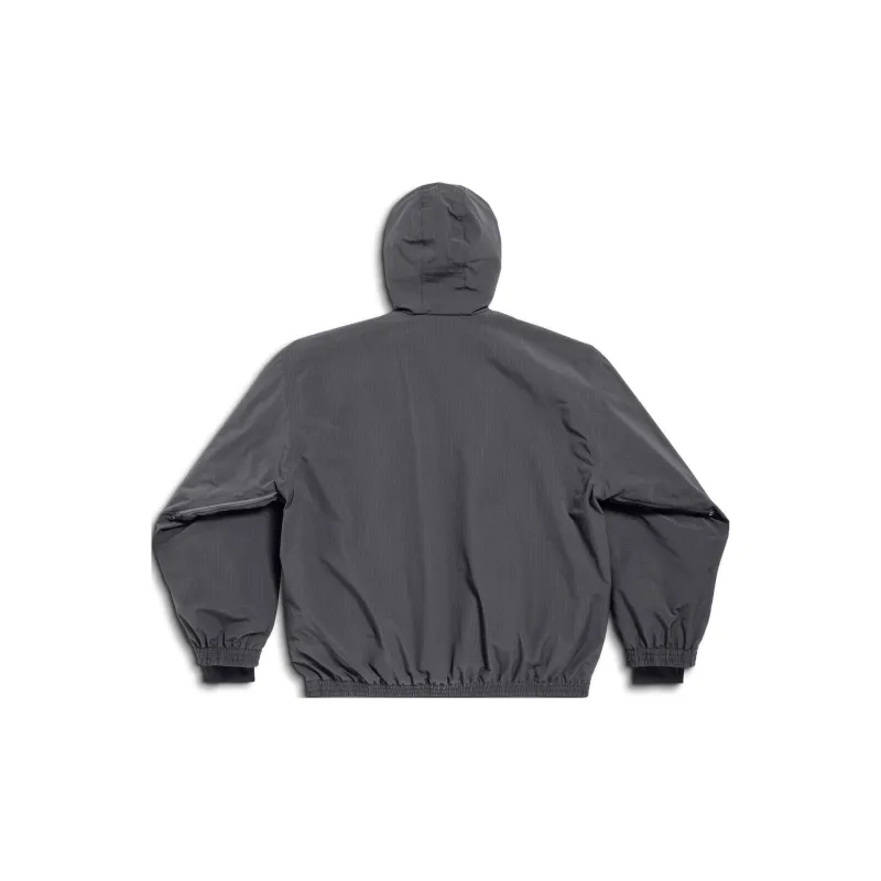 Balenciaga Jackets Coats Regular Fit Men's Dark Gray-1